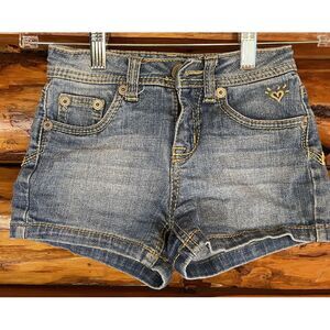 Justice Blue Jean‎ Shorts Girls Size 10s